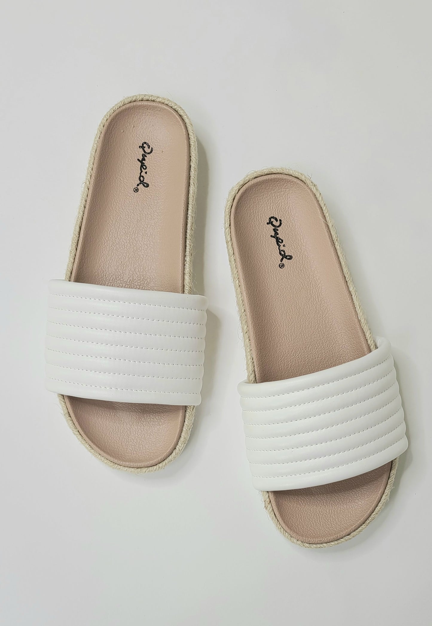 White Hachi Sandals